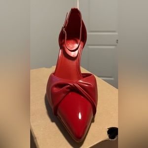 Red 4 inch heels